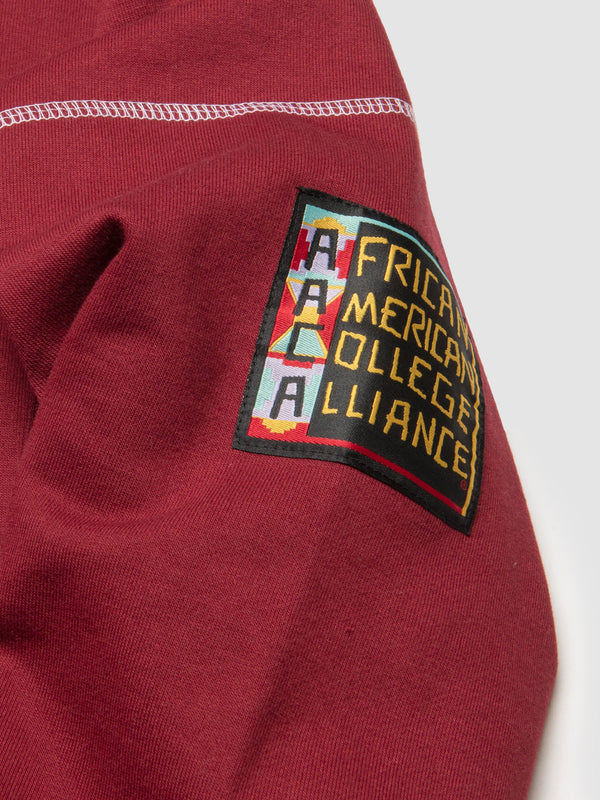 Morehouse College 93 Frankenstein Hoodie Maroon/White Frankenstein Hoodie detail image