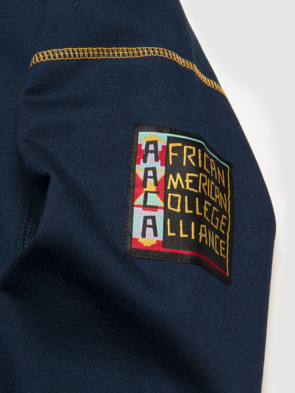 North Carolina A&T University 93 Frankenstein Hoodie Navy/Gold Frankenstein Hoodie detail image