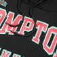 30th Anniversary FTP Compton Community College Hoodie All Black Compton College Classic Hoodie detail image