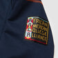 Morgan State 93 Frankenstein Hoodie Navy/Orange Morgan State University Frankenstein Hoodie detail image