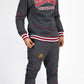 Clark Atlanta University Original '92 "Frankenstein" Crewneck Charcoal Grey/Red Frankenstein Crewneck detail image