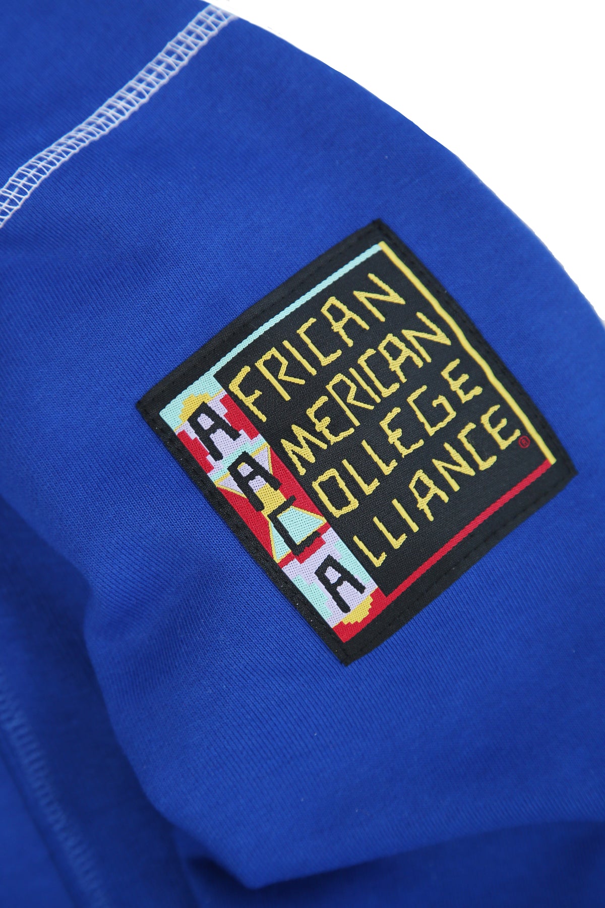 Dillard University 93 Frankenstein Hoodie Royal Blue/White Frankenstein Hoodie detail image