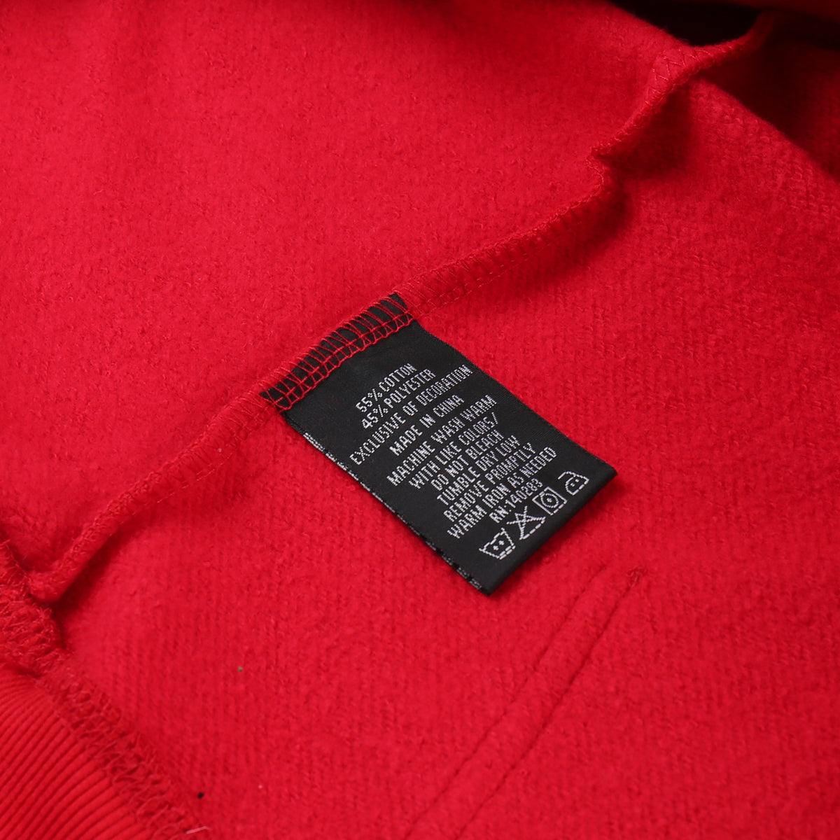 AACA Malcolm College Hoodie | Red Malcolm X College Classic Hoodie detail image