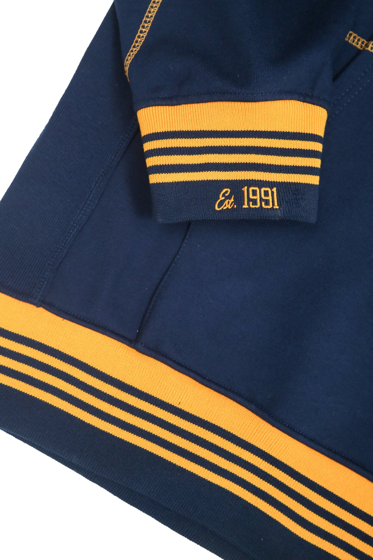 JSCU Golden Bulls 93 Frankenstein Hoodie Navy/Gold Frankenstein Hoodie detail image