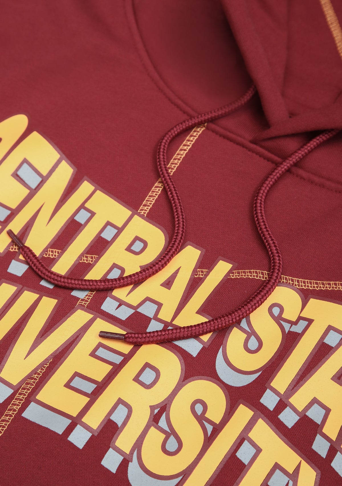 Central State University 93 Frankenstein Hoodie Maroon/Gold Frankenstein Hoodie detail image