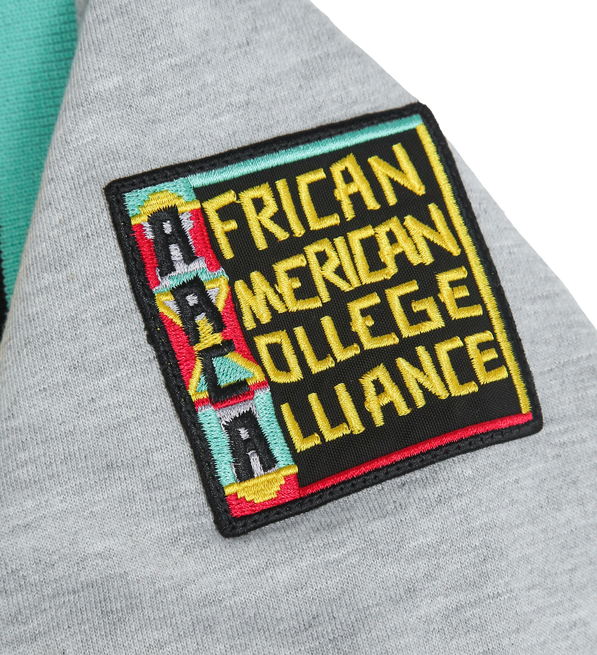 30th Anniversary AACA Frankenstein Stitched Hoodie MDH.Grey / Black Frankenstein Hoodie detail image