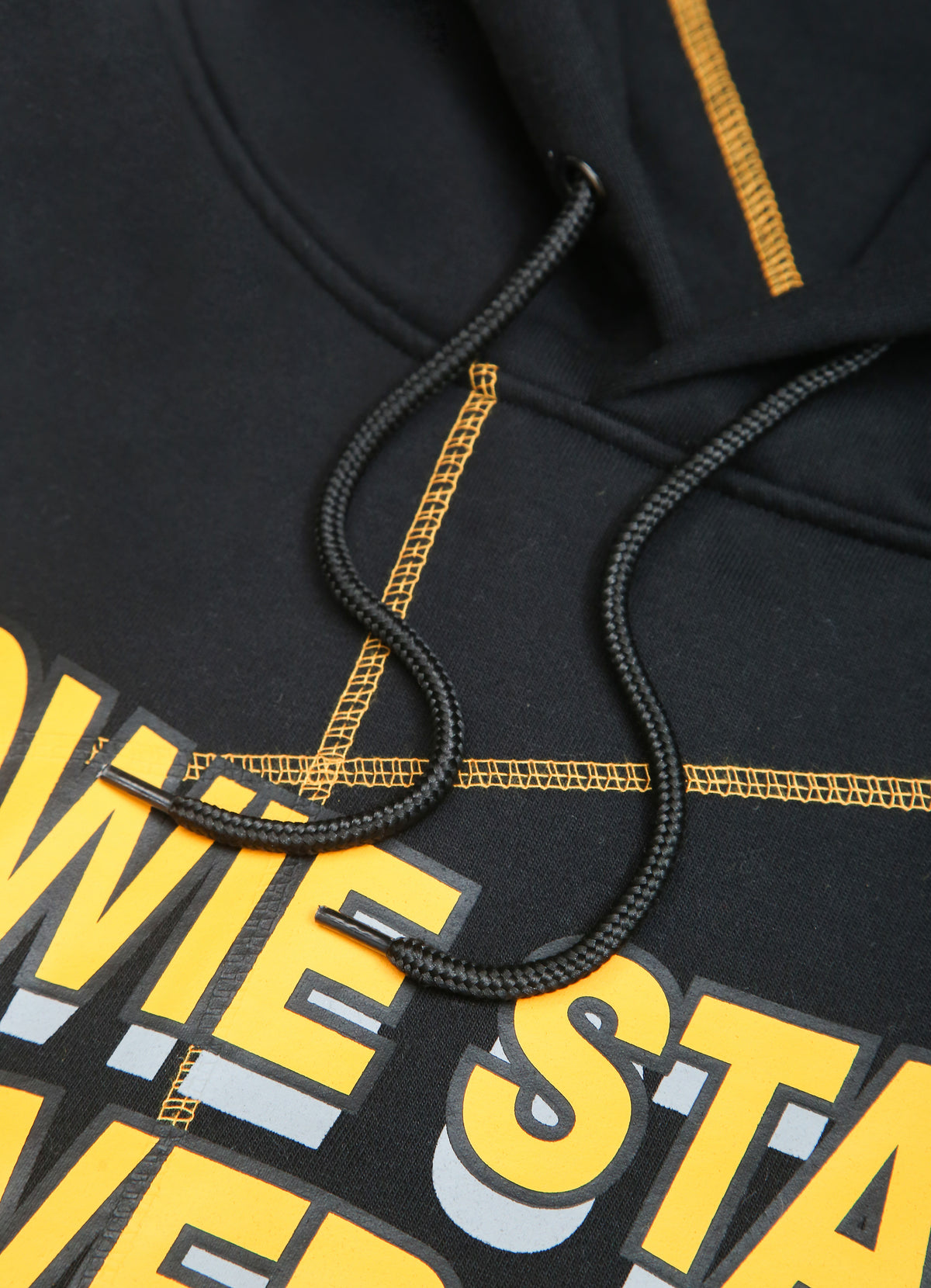 Bowie State University 93 Frankenstein Hoodie Black/Gold Frankenstein Hoodie detail image