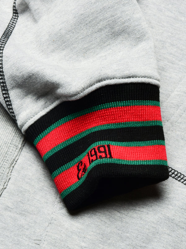 FTP Morgan State University 92 Frankenstein Stitched Hoodie MDH.Grey / Black Frankenstein Hoodie detail image