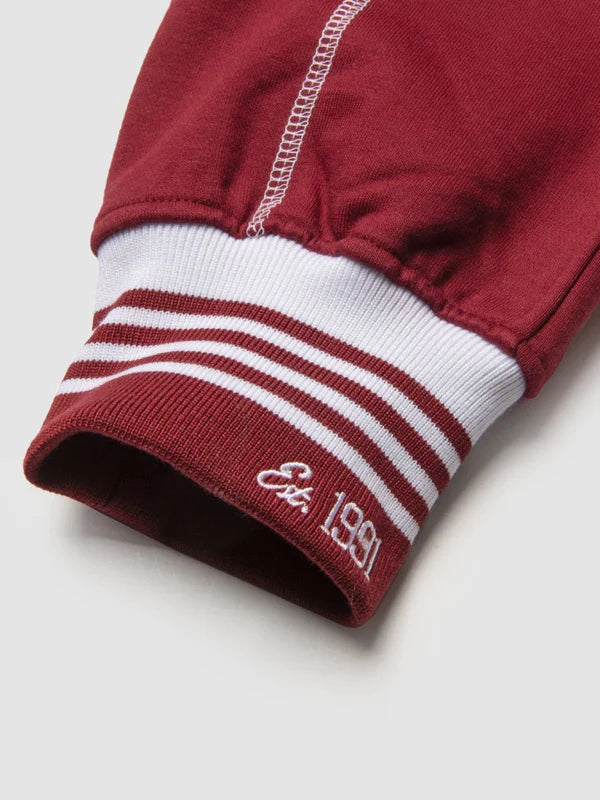 AACA Fresh 93 Frankenstein Jogger MAROON/WHITE Morehouse College Frankenstein Sweatpants detail image