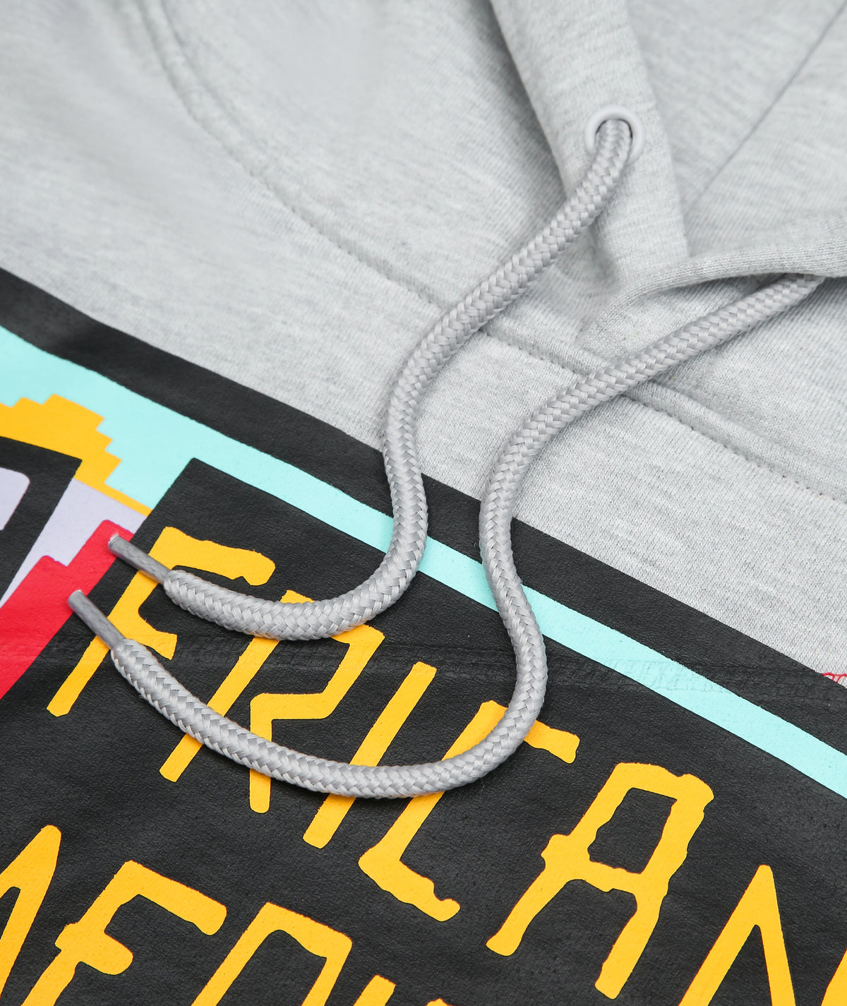 30th Anniversary AACA Frankenstein Stitched Hoodie MDH.Grey / Red Frankenstein Hoodie detail image