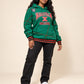 FTP Malcolm X College AACA Original 92 Frankenstein Stitched Hoodie Kelly Green/Red