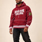 Morehouse College 93 Frankenstein Hoodie Maroon/White