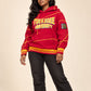 Tuskegee University 93 Frankenstein Hoodie Red/Gold