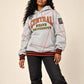 FTP Central State University Original 92 Frankenstein Stitched Hoodie MDH. Grey / Red