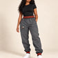 FTP Original 92 Frankenstein Stitched Sweatpants Charcoal Grey/Kelly Green