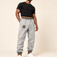 AACA Original 92 Frankenstein Stitched Sweatpants MDH.Grey / Red