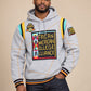 30th Anniversary AACA Frankenstein Stitched Hoodie MDH.Grey / Gold
