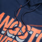 Langston 93 Frankenstein Hoodie Navy/Orange Frankenstein Hoodie detail image