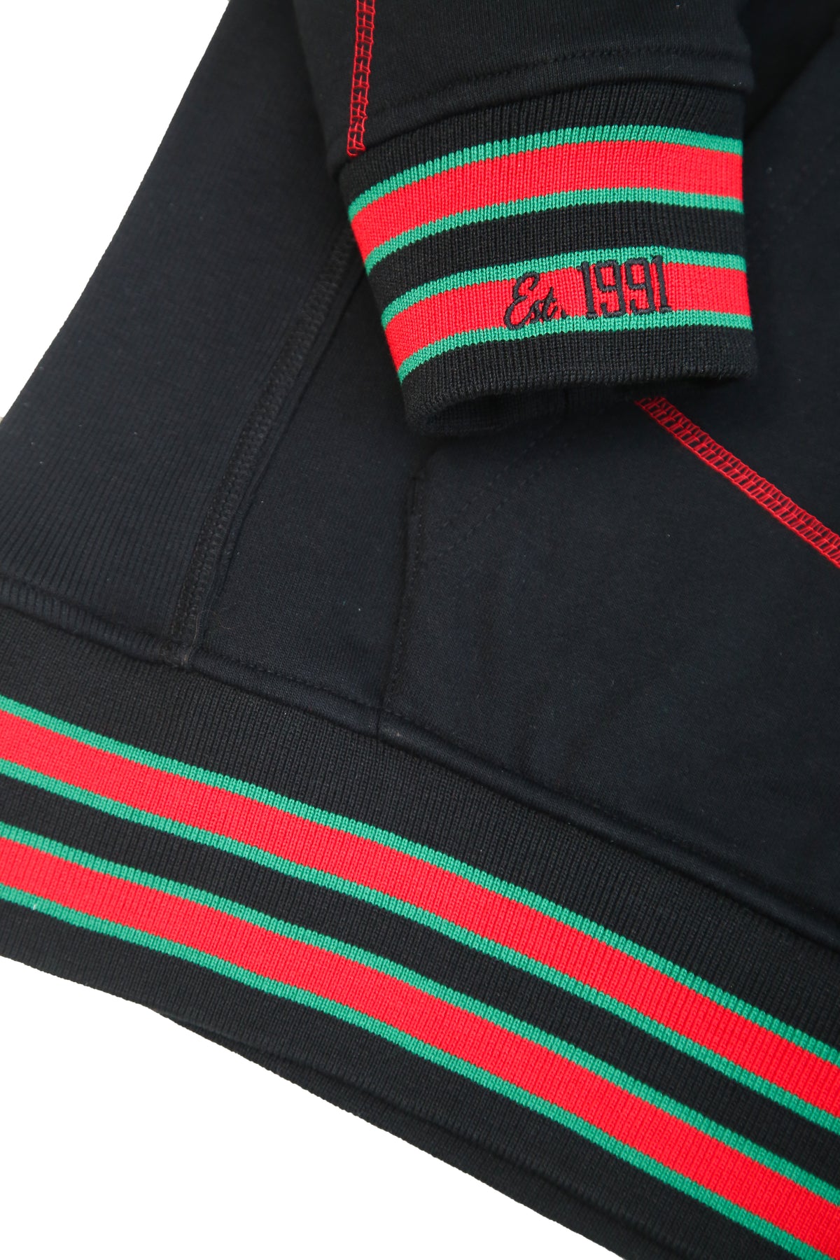 30th Anniversary FTP AACA Frankenstein Stitched Hoodie Black/Red Frankenstein Hoodie detail image
