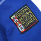 Bennett University 93 Frankenstein Hoodie Royal Blue/White Bennett College Frankenstein Hoodie detail image