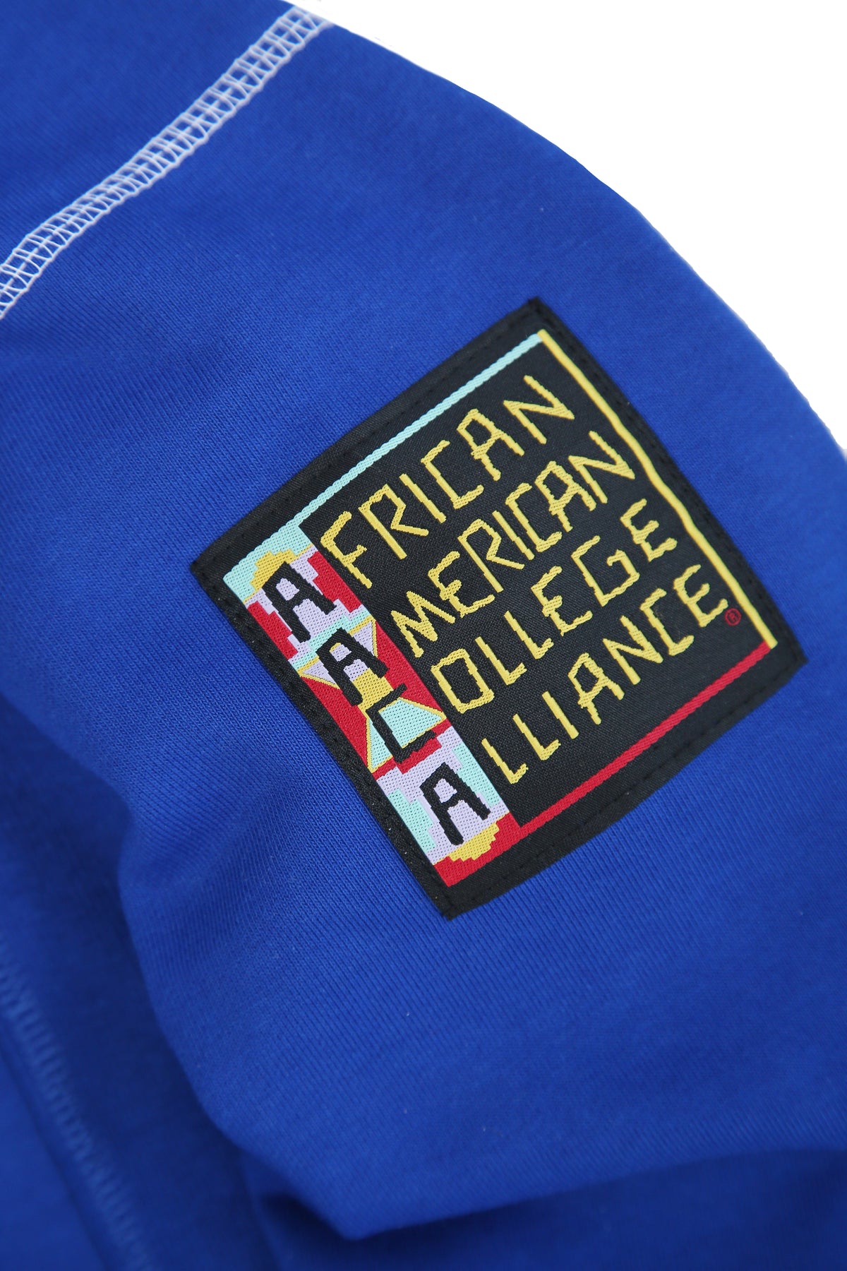 Bennett University 93 Frankenstein Hoodie Royal Blue/White Bennett College Frankenstein Hoodie detail image