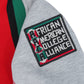 30th Anniversary FTP Malcolm X Frankenstein Stitched Hoodie MDH.Grey / Red Malcolm X College Frankenstein Hoodie detail image