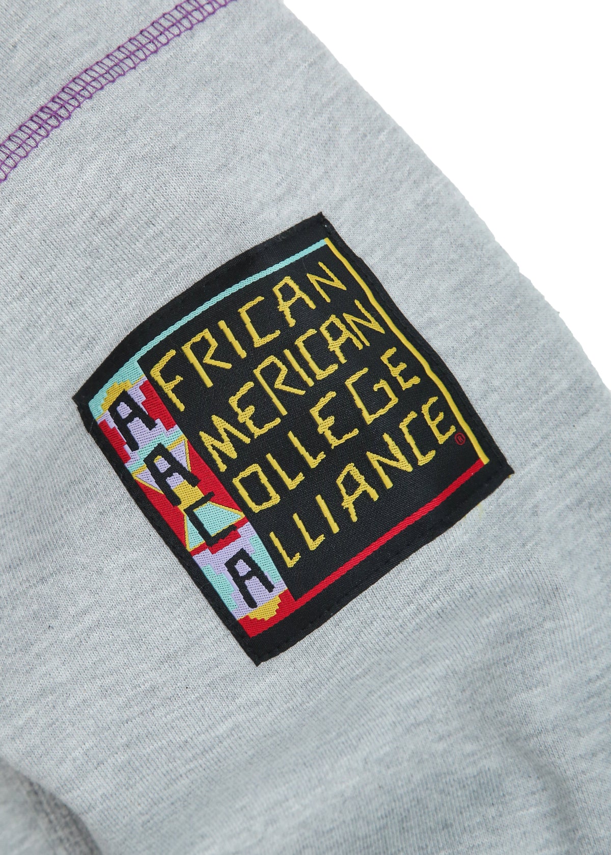 Miles University 93 Frankenstein Hoodie MDH.Grey / Purple / Gold Miles College Frankenstein Hoodie detail image