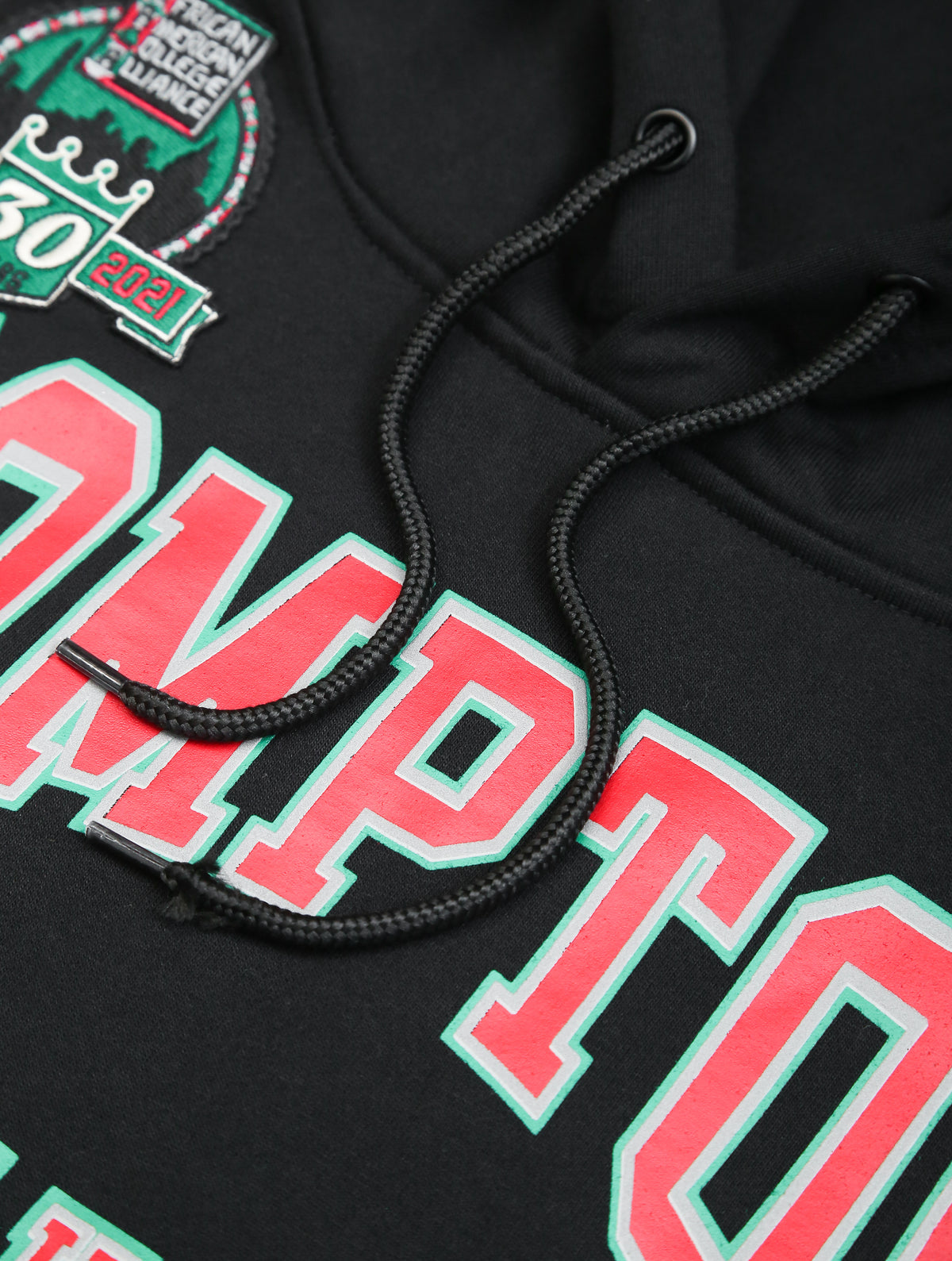 30th Anniversary FTP Compton Community College Hoodie All Black Compton College Classic Hoodie detail image