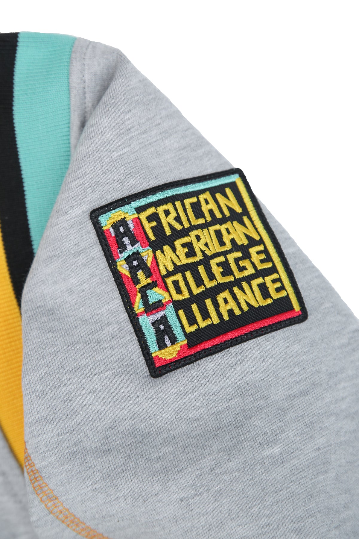 30th Anniversary AACA Frankenstein Stitched Hoodie MDH.Grey / Gold Frankenstein Hoodie detail image