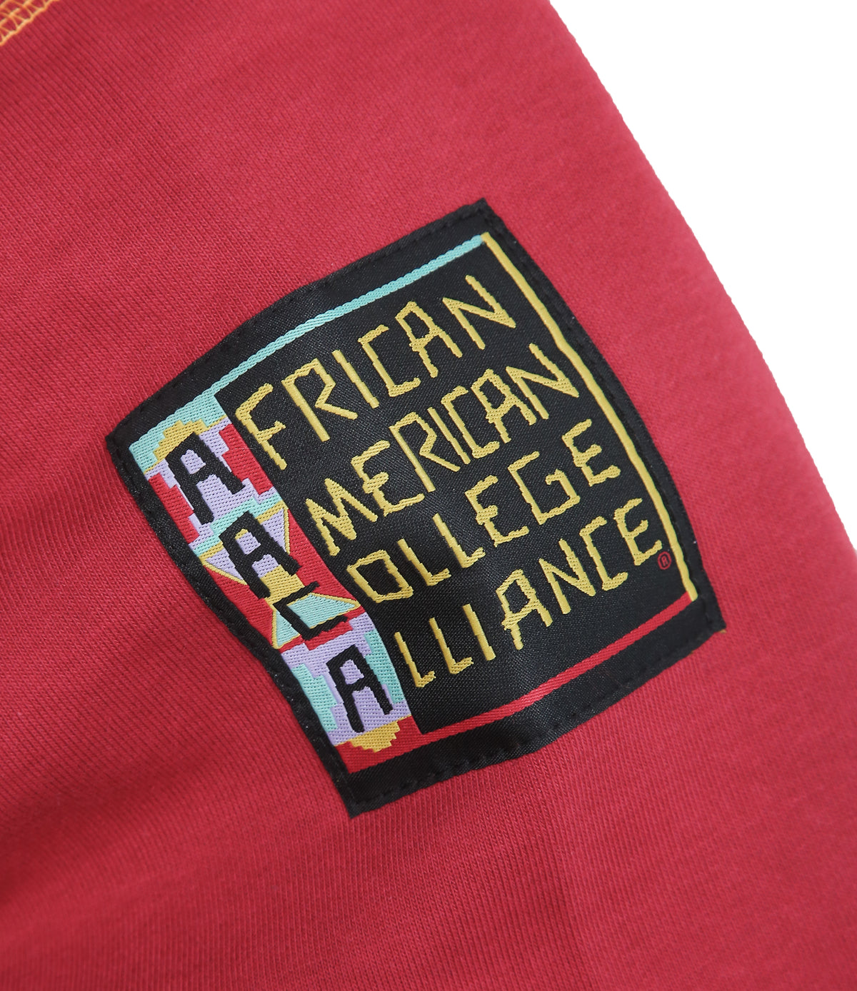 UDC FireBirds 93 Frankenstein Hoodie Red/Gold University of the District of Columbia Frankenstein Hoodie detail image