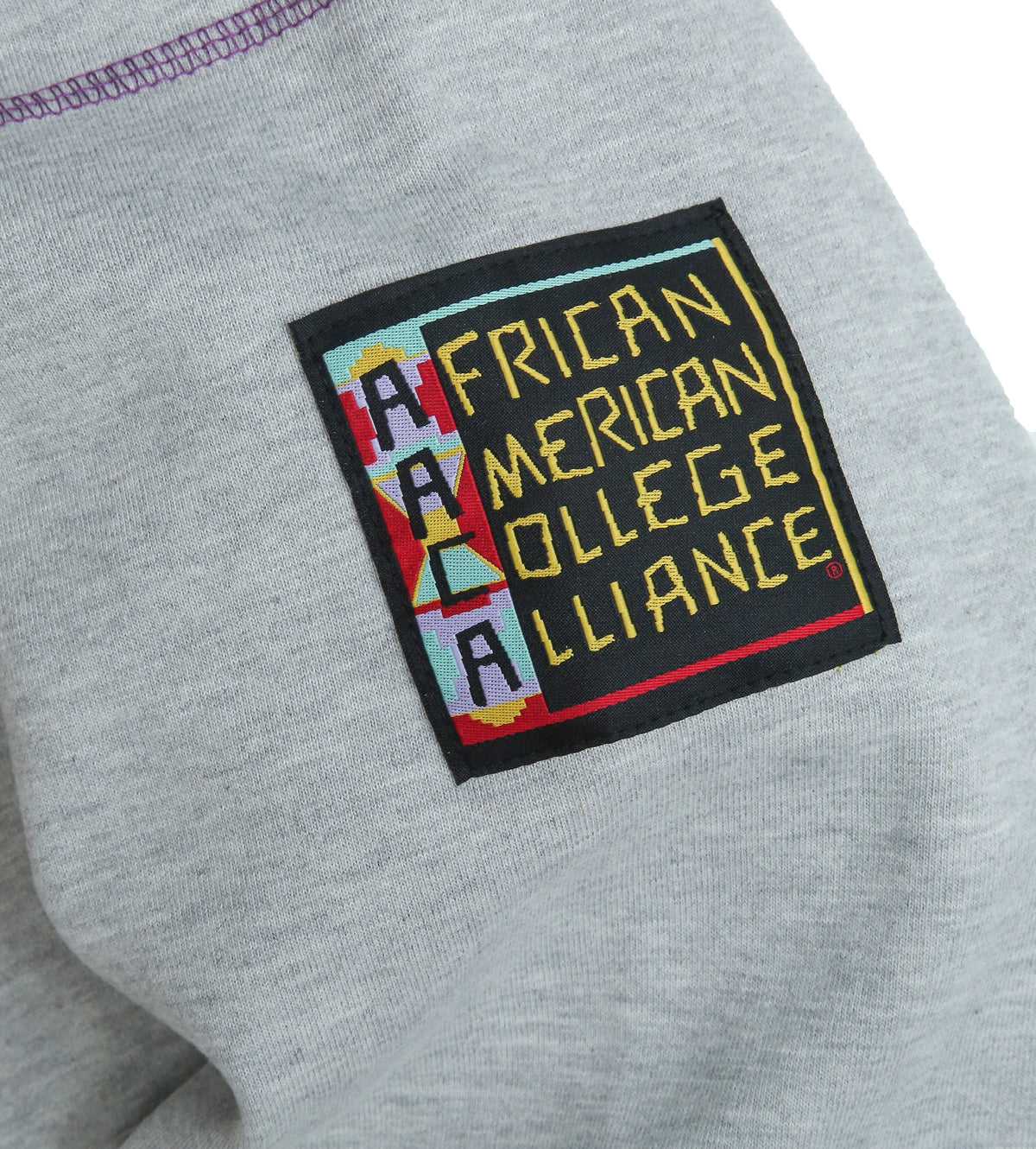 Benedict University 93 Frankenstein Hoodie MDH.Grey / Purple / Gold Benedict College Frankenstein Hoodie detail image