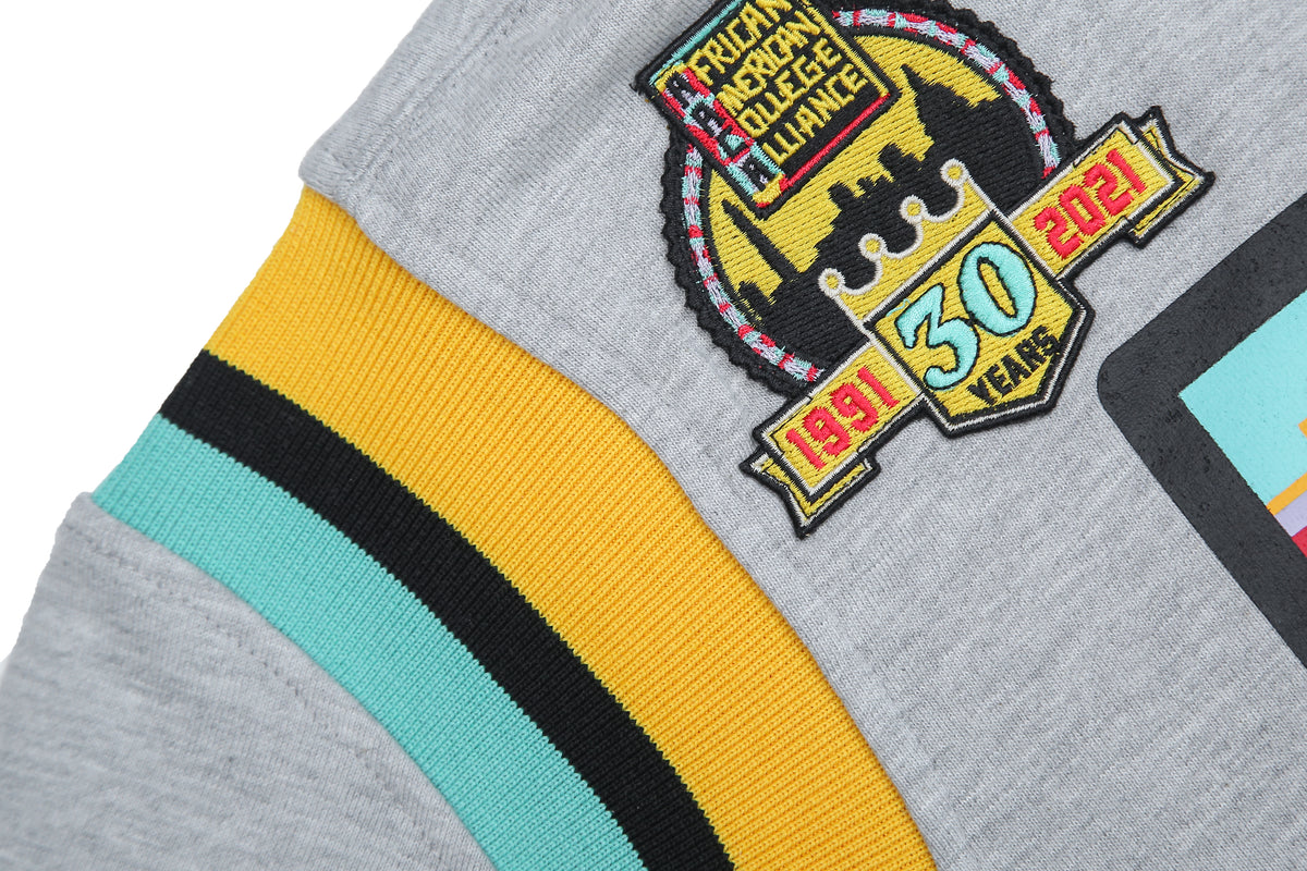 30th Anniversary AACA Frankenstein Stitched Hoodie MDH.Grey / Gold Frankenstein Hoodie detail image