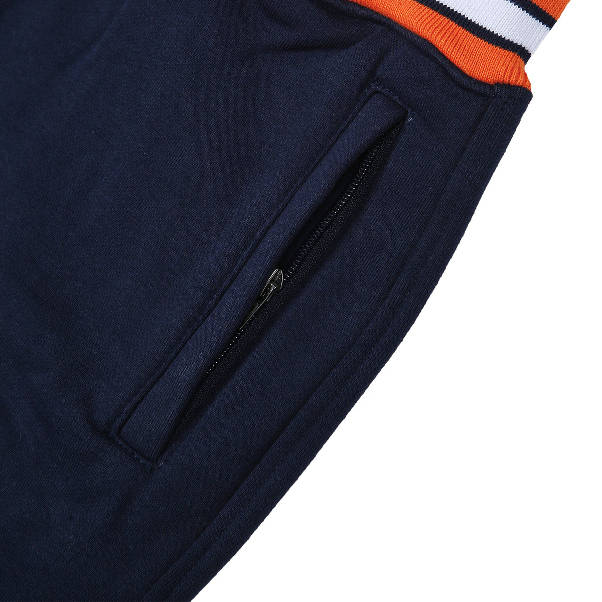 AACA Original '91 Sweatpants Navy - Orange Waistband Classic Sweatpants detail image