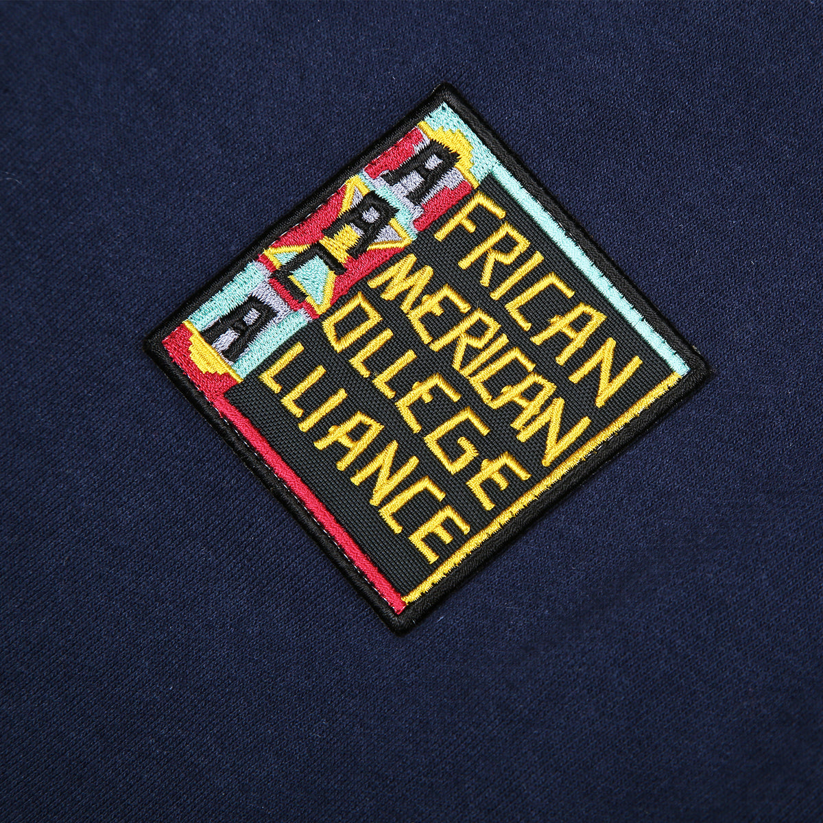 AACA Original '91 Sweatpants Navy - Orange Waistband Classic Sweatpants detail image