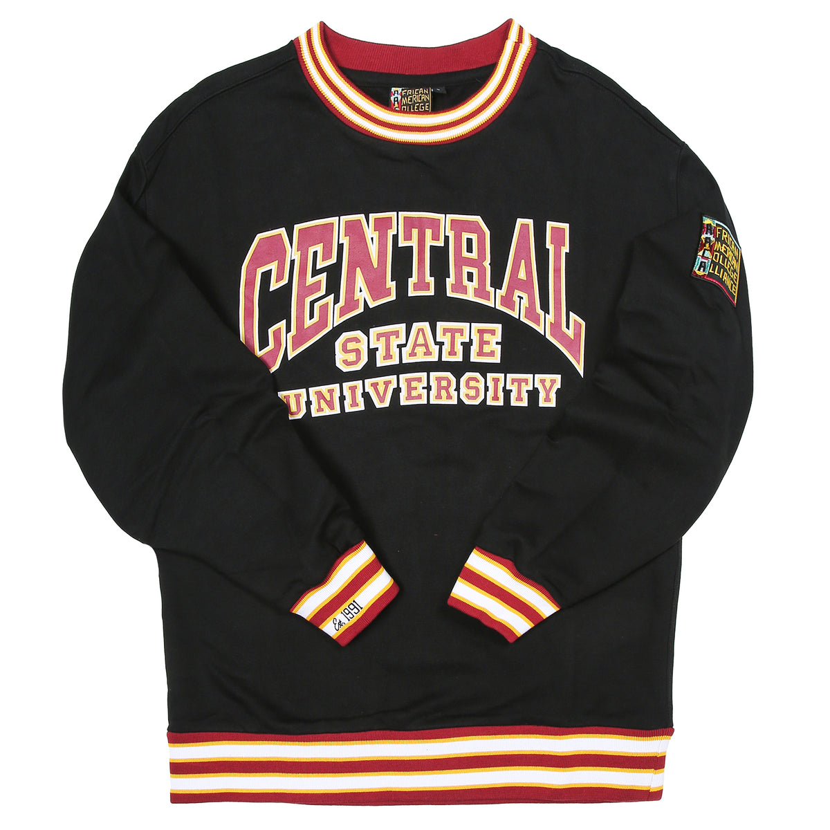 Central State University Classic '91 Crewneck Black Classic Crewneck white background product image
