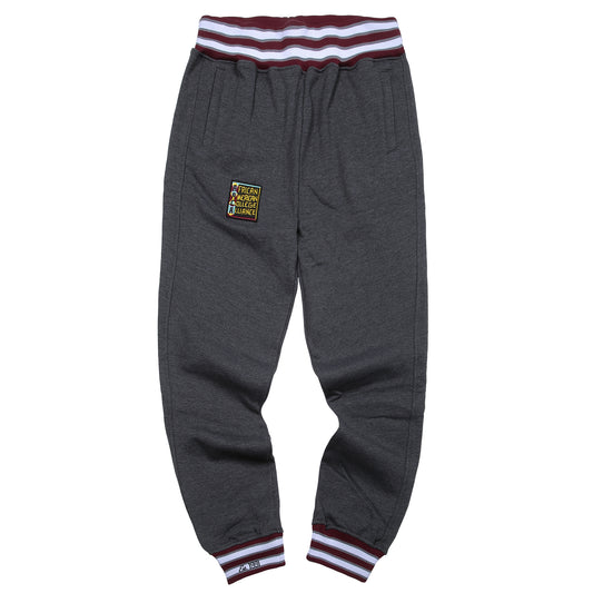 AACA Original '91 Sweatpants Charcoal - Maroon Waistband Classic Sweatpants white background product image