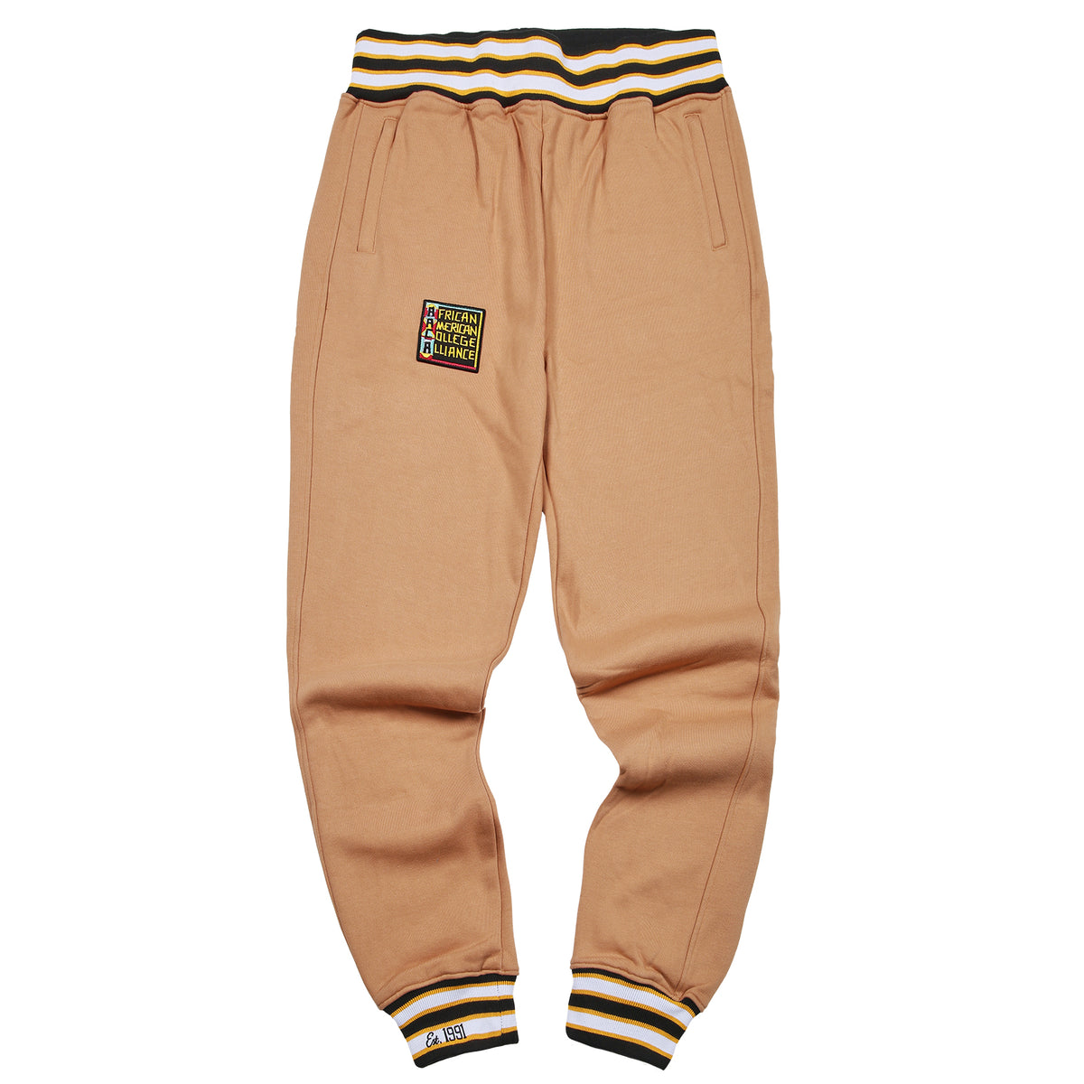 AACA Original '92 "Frankenstein" Stitched Sweatpants Butter Rum/Black Frankenstein Sweatpants white background product image