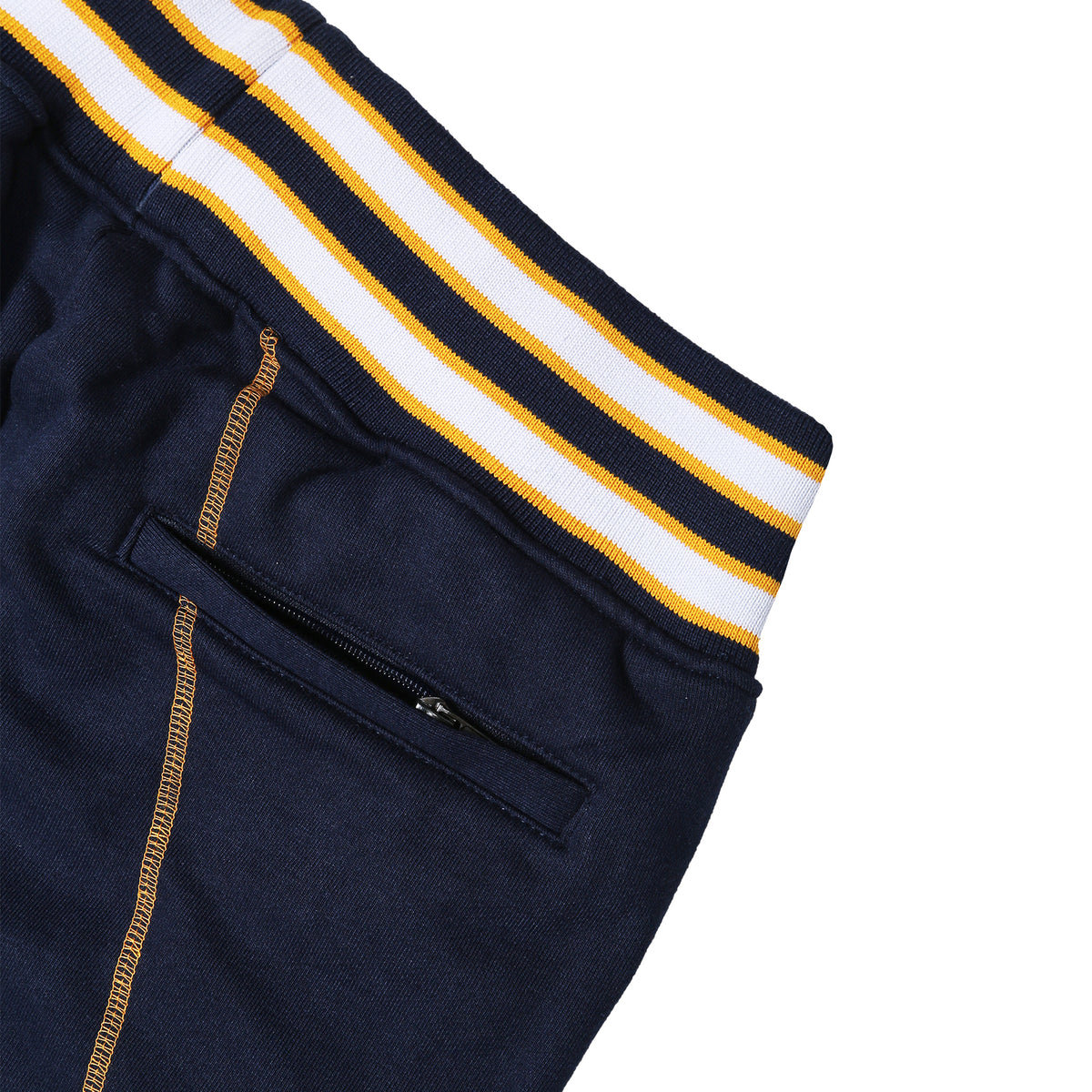 AACA Original '92 "Frankenstein" Stitched Sweatpants Navy/Gold Frankenstein Sweatpants detail image