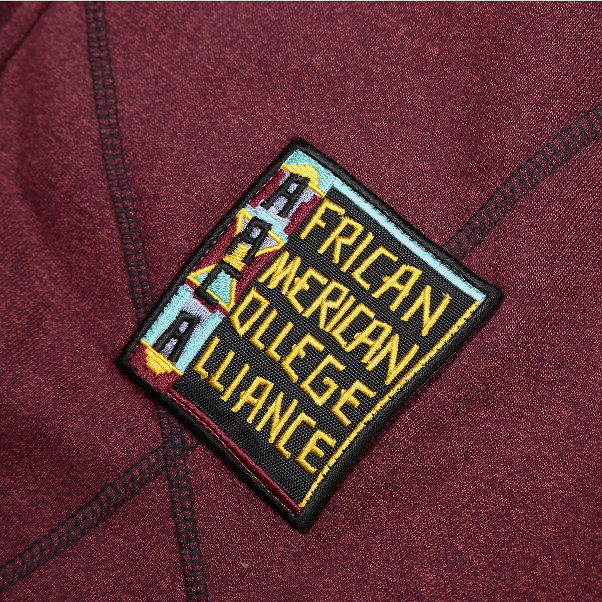 AACA Original '92 "Frankenstein" Stitched Sweatpants Red Heather/Black Frankenstein Sweatpants detail image