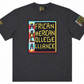AACA Classic 91 T-Shirt Charcoal tee-ai-flatlay white background product image