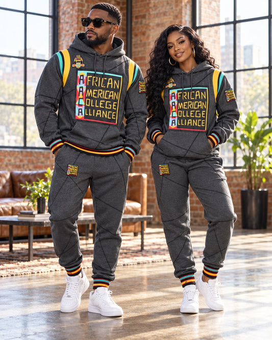 30th Anniversary AACA Frankenstein Stitched Hoodie Charcoal/Black + Joggers Set