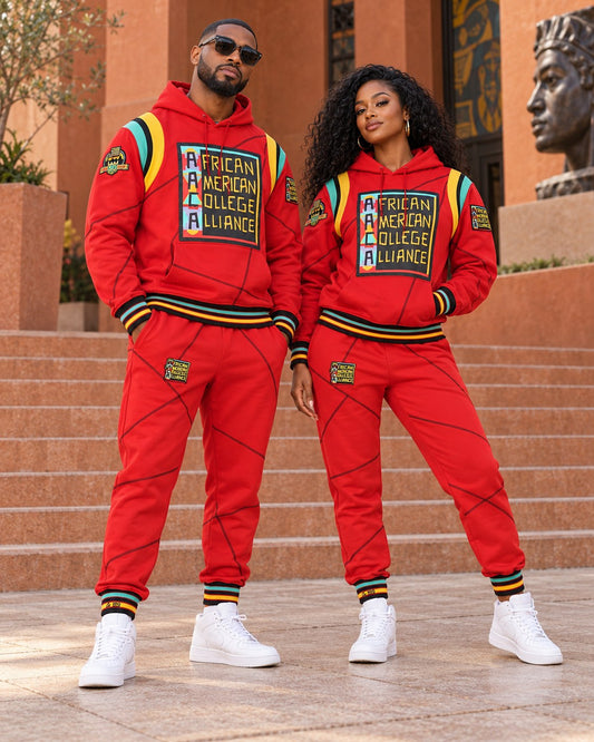 30th Anniversary AACA Frankenstein Stitched Hoodie Red/Black + Joggers Set