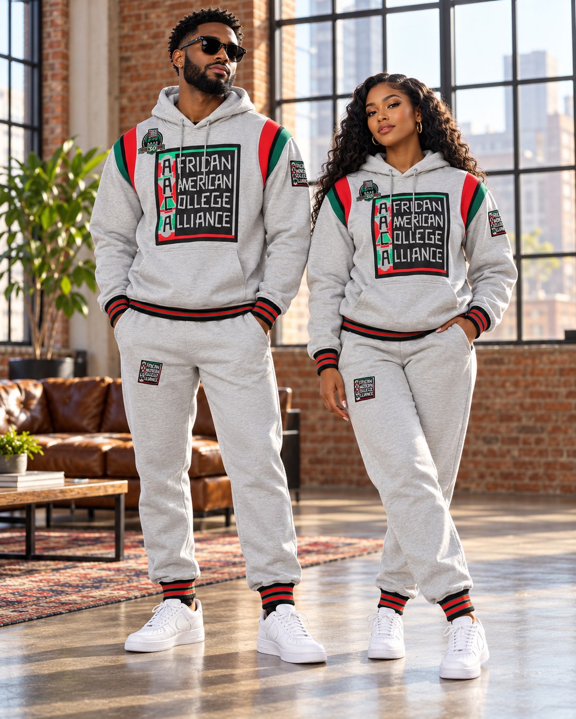 30th Anniversary FTP AACA Hoodie MDH.Grey + Joggers Set
