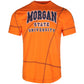 Morgan University Originals' AACA Classic T-Shirt Orange / Navy tee white background product image