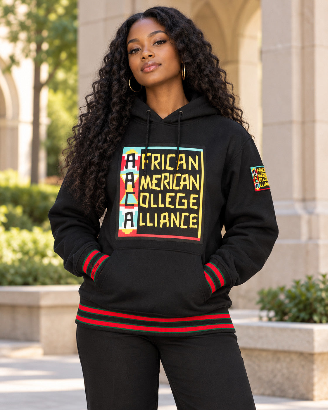 FTP AACA Classic ‘91 Hoodie Black — alternative model styling