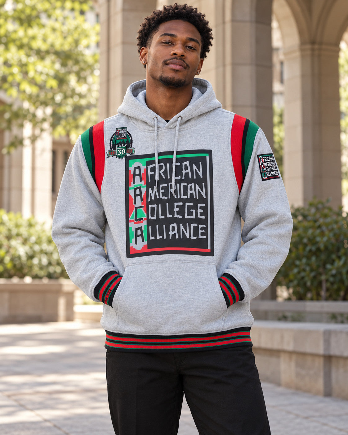 30th Anniversary FTP AACA Hoodie MDH.Grey — alternative model styling